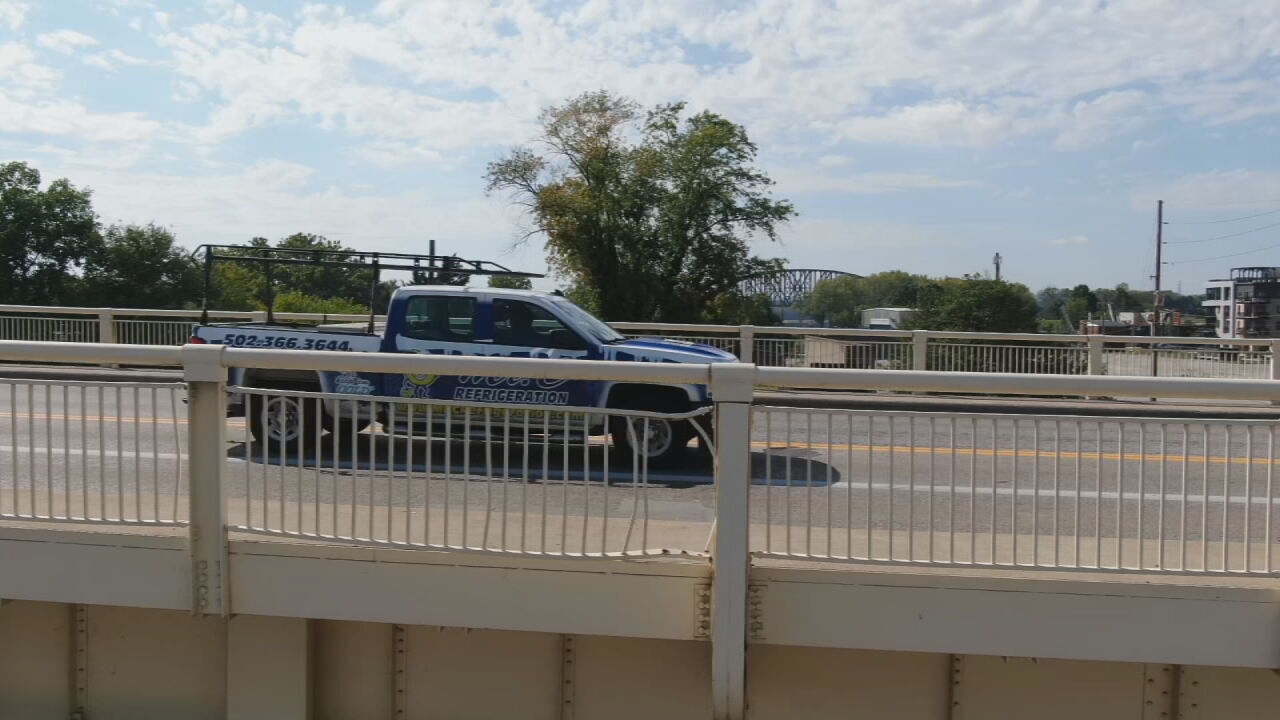 Second Street Bridge Gap in Railings